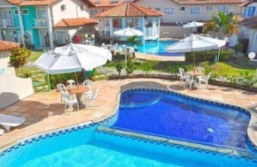 Casa 3 Suites Duplex AR Completa Condomínio fechado Moria à 500 m Praia Axe MOI